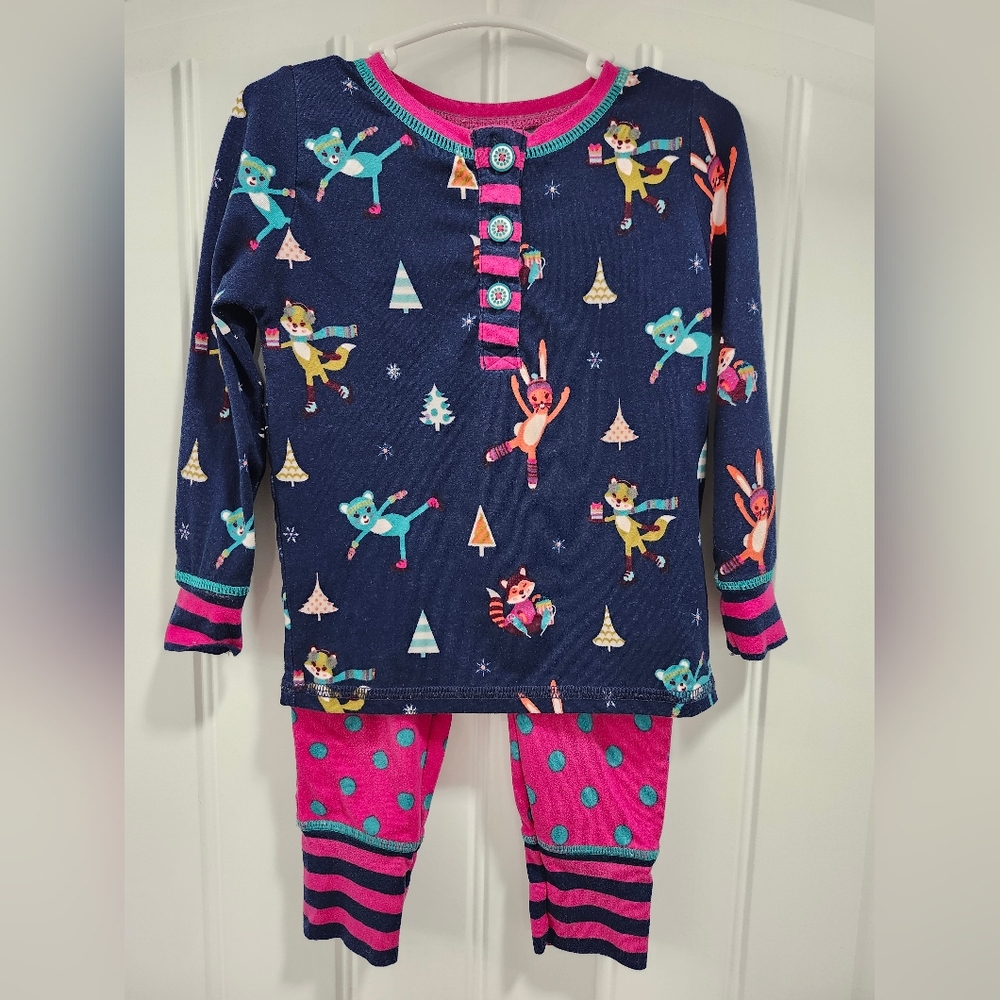 Matilda Jane Baby Girl Toddler Winter Pajamas Size 18 to 24 Months